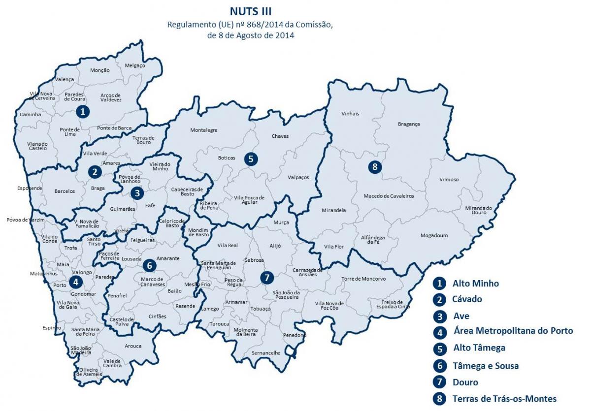 Mapa Turístico Porto e Norte - Infoportugal - Sistemas de