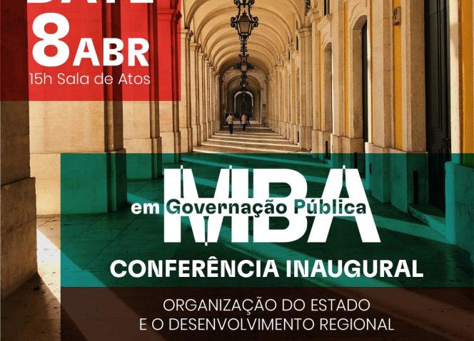 Conferência Inaugural do MBA em Governação Pública