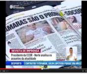 Presidente da CCDR-N comentou revista de imprensa no Bom dia Portugal, da RTP