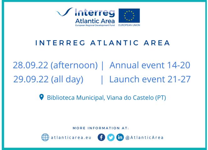 Novo programa europeu Espaço Atlântico apresenta-se quinta-feira, em Viana do Castelo