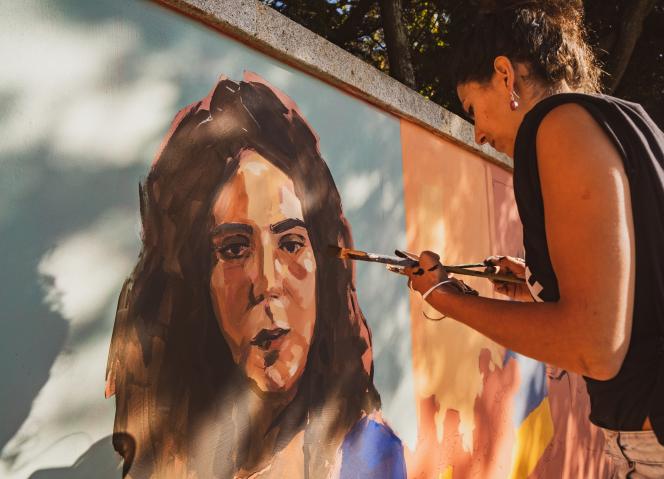 CCDR-NORTE homenageia a vizinha Agustina Bessa-Luís com a maior pintura mural, em extensão, do Porto