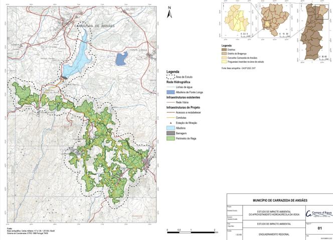 Projeto do “Aproveitamento Hidroagrícola da Veiga”, em Carrazeda de Ansiães, em consulta pública
