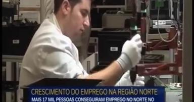 Mais 17 mil empregos na Região Norte