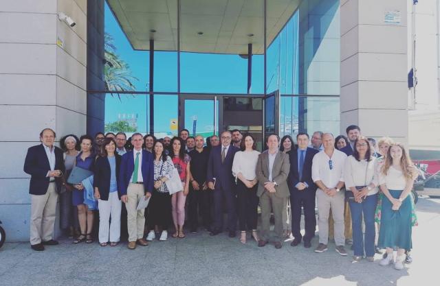 Foto dos representantes dos AECT hispano-portugueses