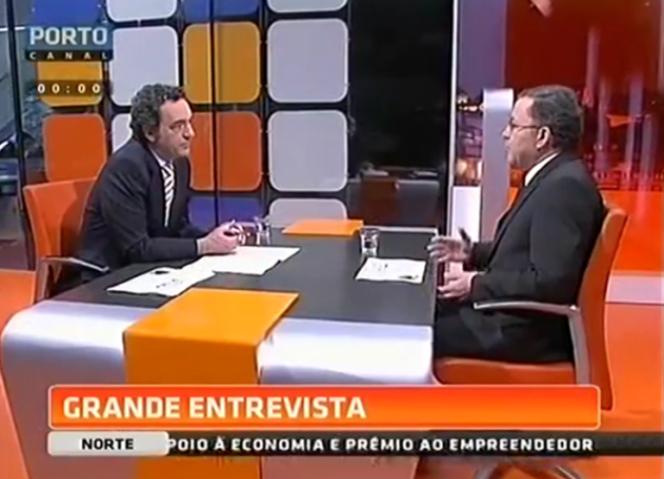 Presidente da CCDR-N na Grande Entrevista do Porto Canal