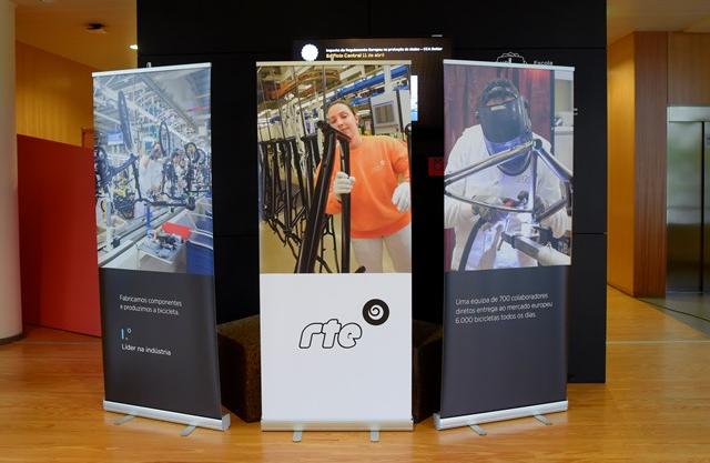 Stand da RTE, empresa fabricante de bicicletas