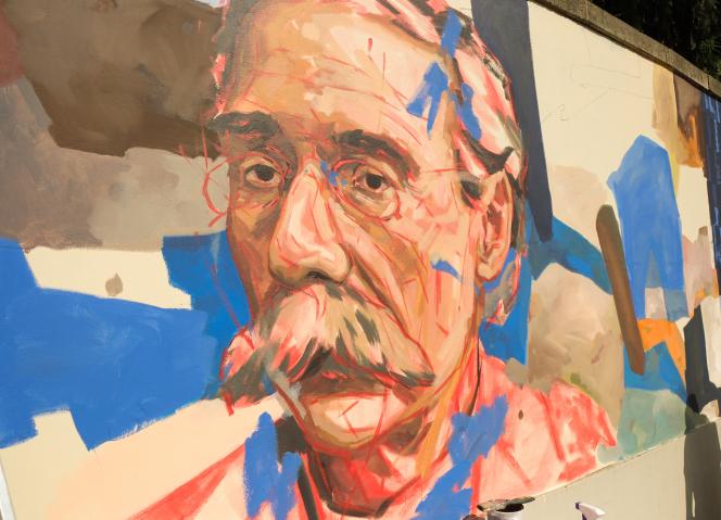 Visita aos Trabalhos do Mural Urbano de Camilo Castelo Branco