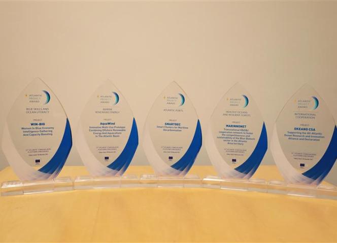 Fórum Oceano, BLUEBIO ALLIANCE e Universidades de Aveiro e do Minho vencem prémio europeu Atlantic Project Award 2025