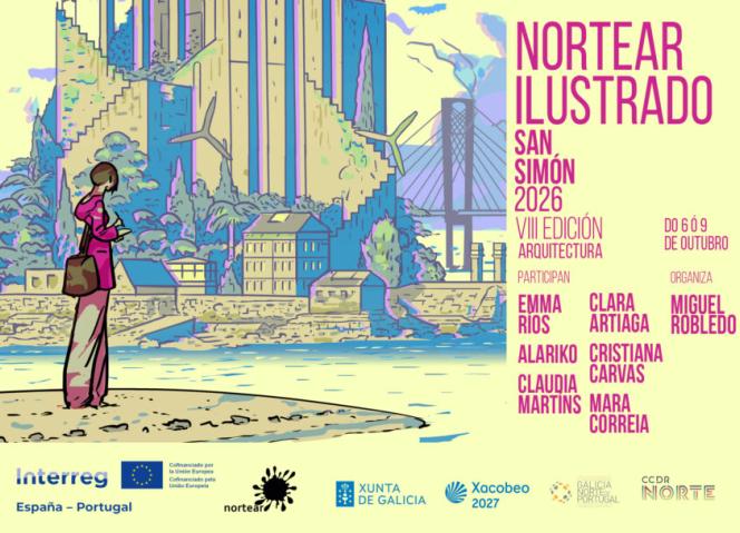 Nortear Ilustrado regressa à Ilha de San Simón com a arquitetura como fonte de inspiração