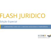CCDR-N lança novo Flash Jurídico relativo às medidas do estado de emergência
