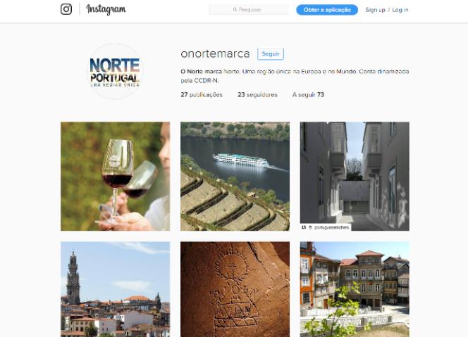 “O Norte marca” com conta no Instagram