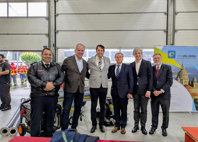 Paulo Ramalho marcou presença na cerimónia de entrega de novos equipamentos às 13 corporações de bombeiros do Alto Minho.