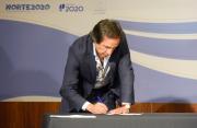 Assinatura protocolo "Por um país com Bom Ar" - Município Braga
